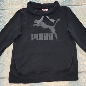 Puma black & gray long sleeve sweatshirt, Good used condition, size L